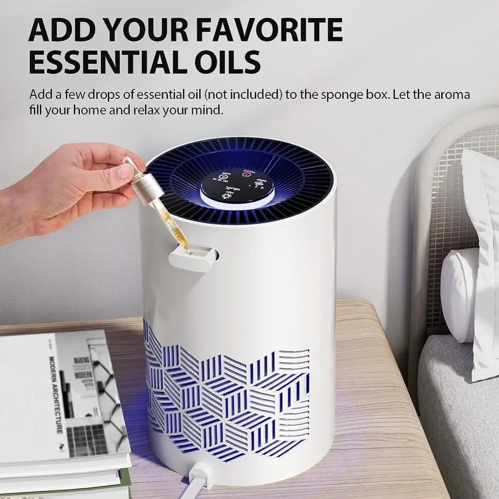 Smoke Removal YTE Air Purifiers Home，H13 HEPA Air Purifier