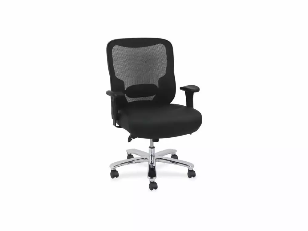 Lorell High-back Chair 400 lb Capacity Black LLR67004 Heavy Duty Office Chair