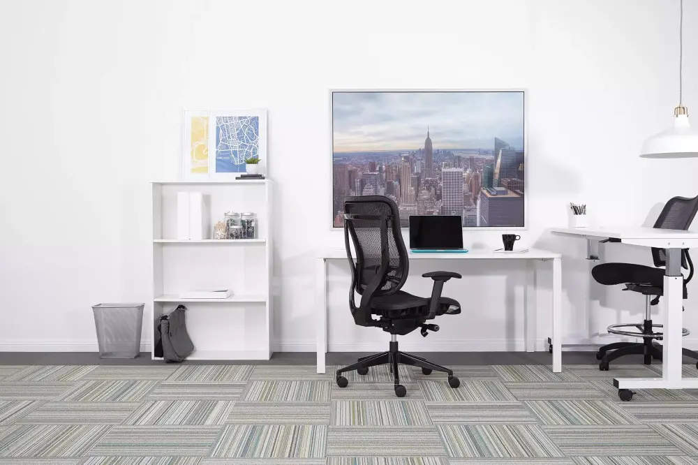 SPACE Seating Executive High Back Chair Breathable Mesh Seat and Back