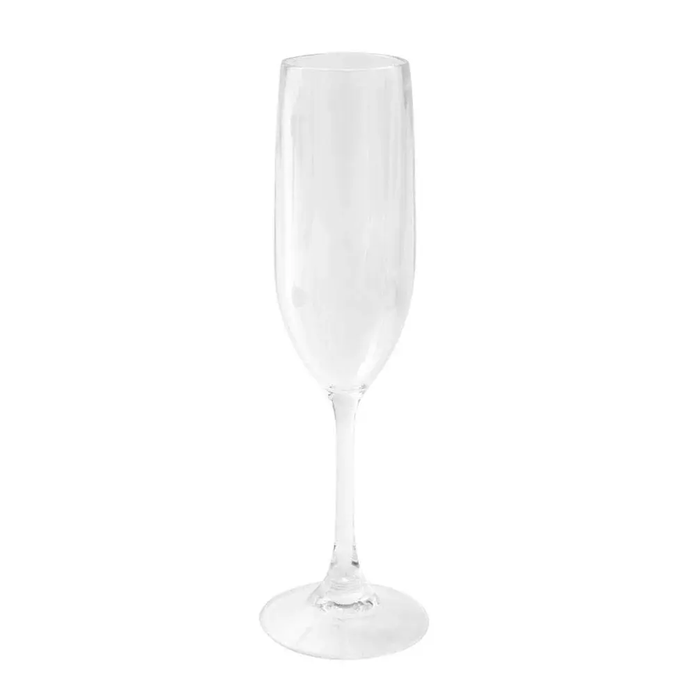 Acrylic Champagne Flute Crystal Lucid
