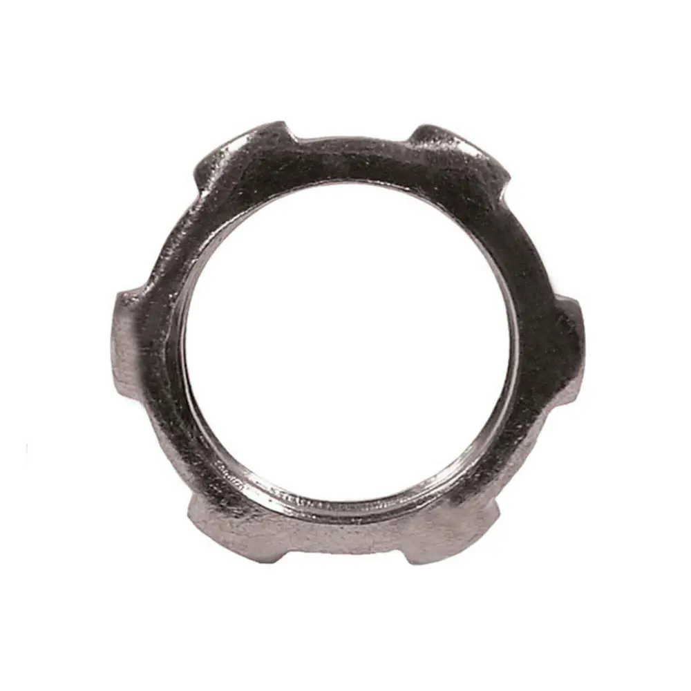Alloy Locknut 1/2'' Electrical Box, 5 Units
