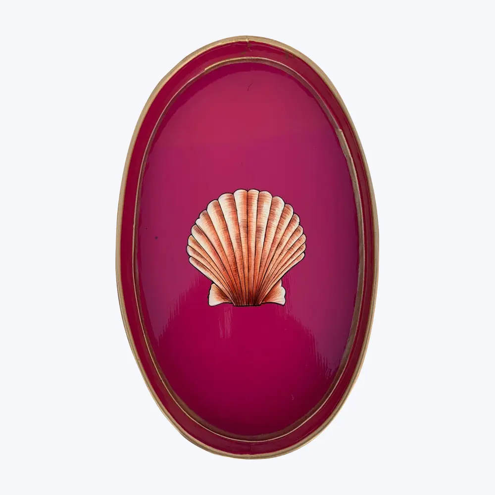 Blush Shell Iron Tray