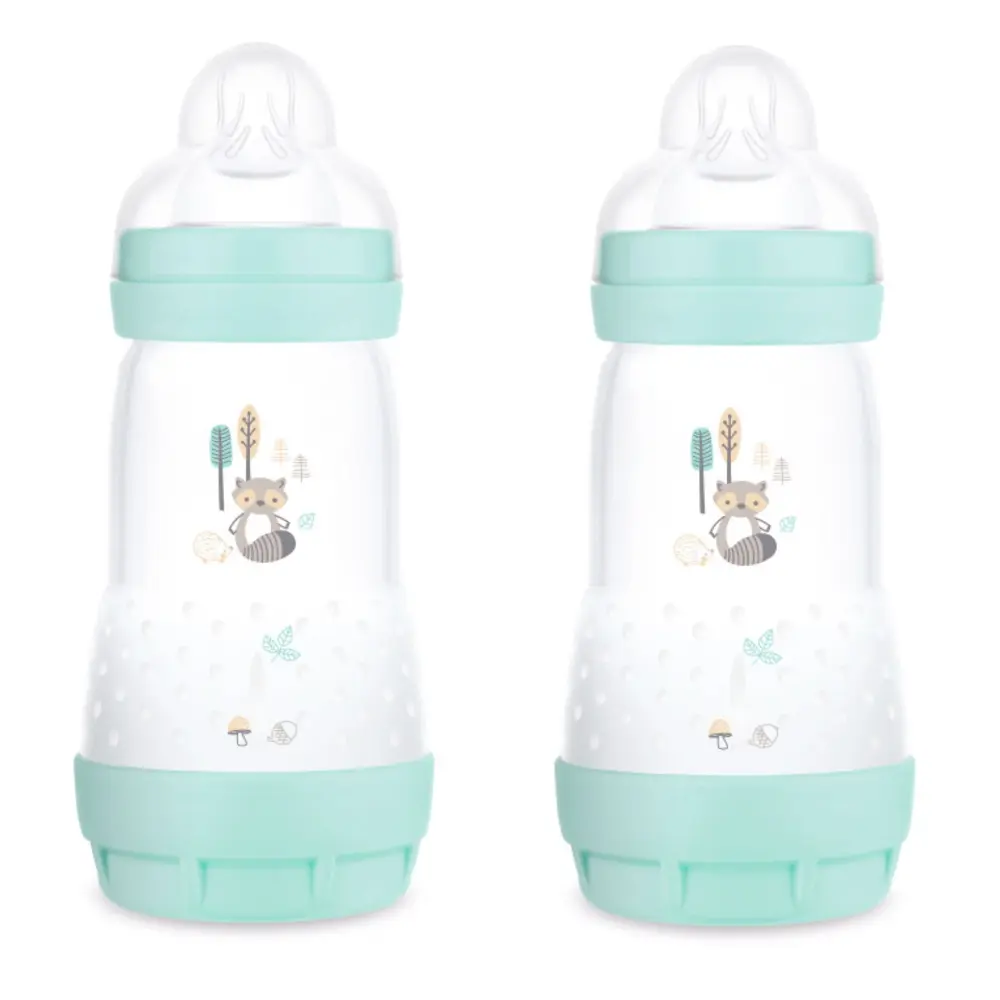 Bottles 9oz (2) Aqua Dull