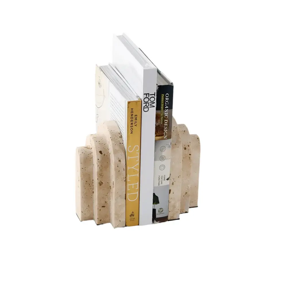 Empire Marble Bookends