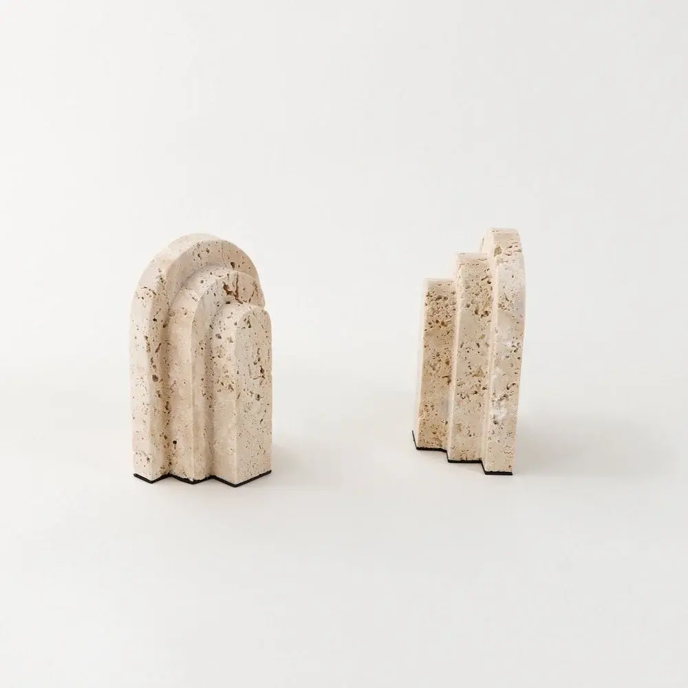 Empire Marble Bookends