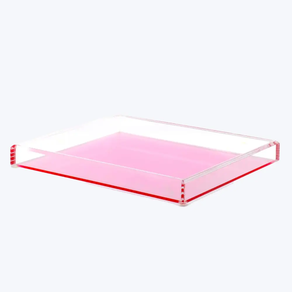 Glass-like Rose Tray