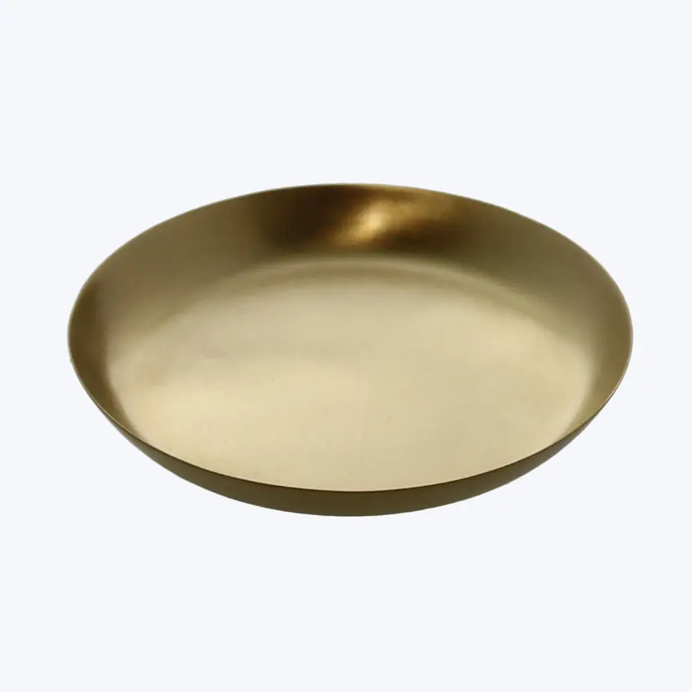 Miniature Brushed Brass Tray