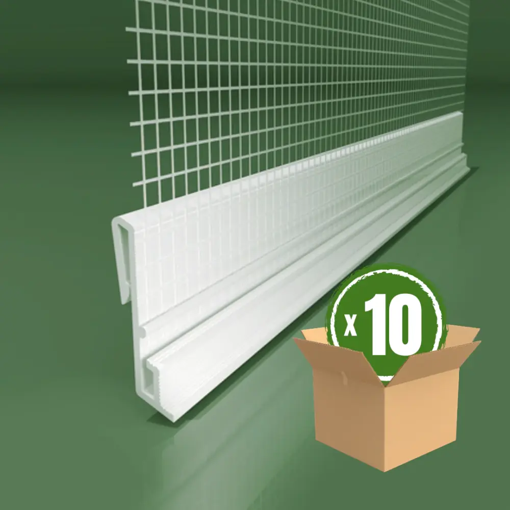 PVC Clip-on Profile 6mm (2.5m) - BOX 10