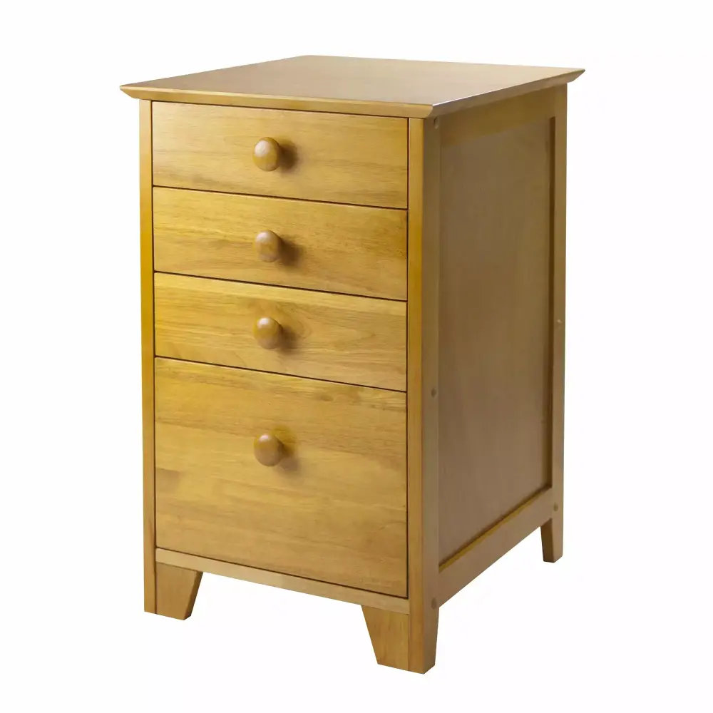 Winsome Wood Studio Home Office File Cabinet Honey Finish
