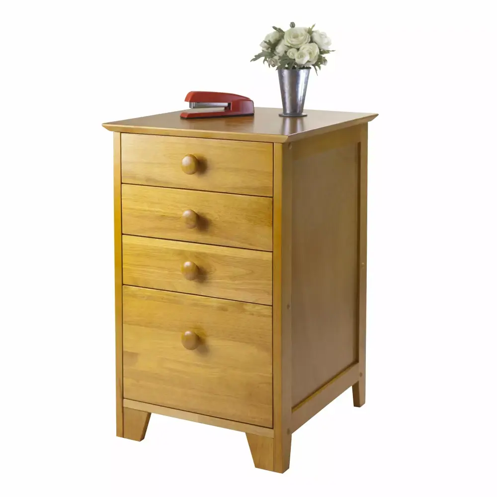 Winsome Wood Studio Home Office File Cabinet Honey Finish