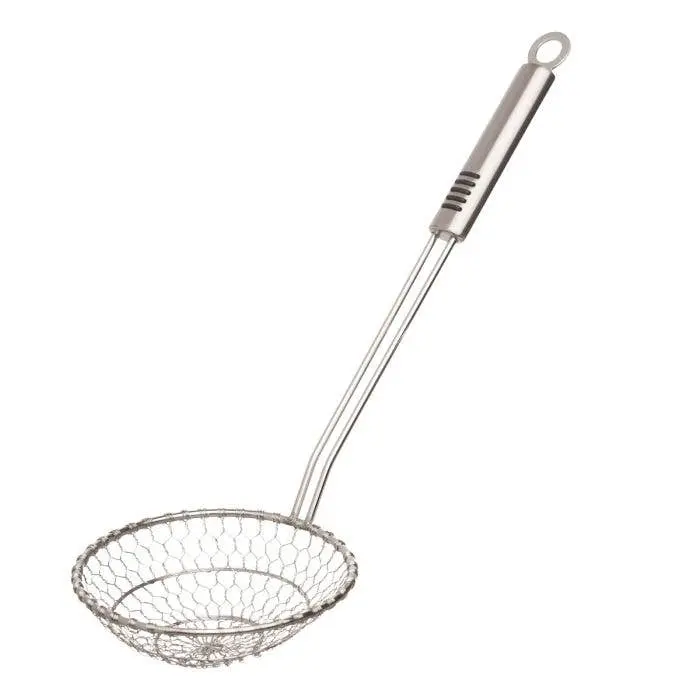 Disinfecting Helen's Asian Kitchen Spider Strainer - 5in