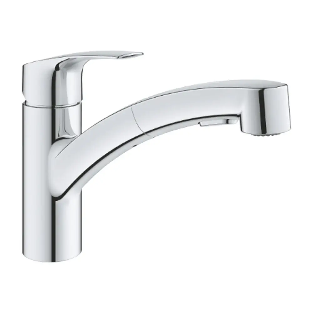 Kitchen Sink Mixer Pull Out Low Spout - 31869000 - Contemporary Design