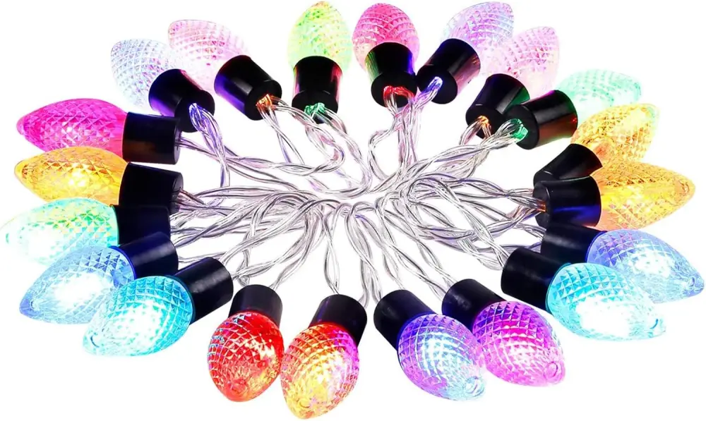 Commercial Grade TORCHSTAR Colored Strawberry LED String Lights