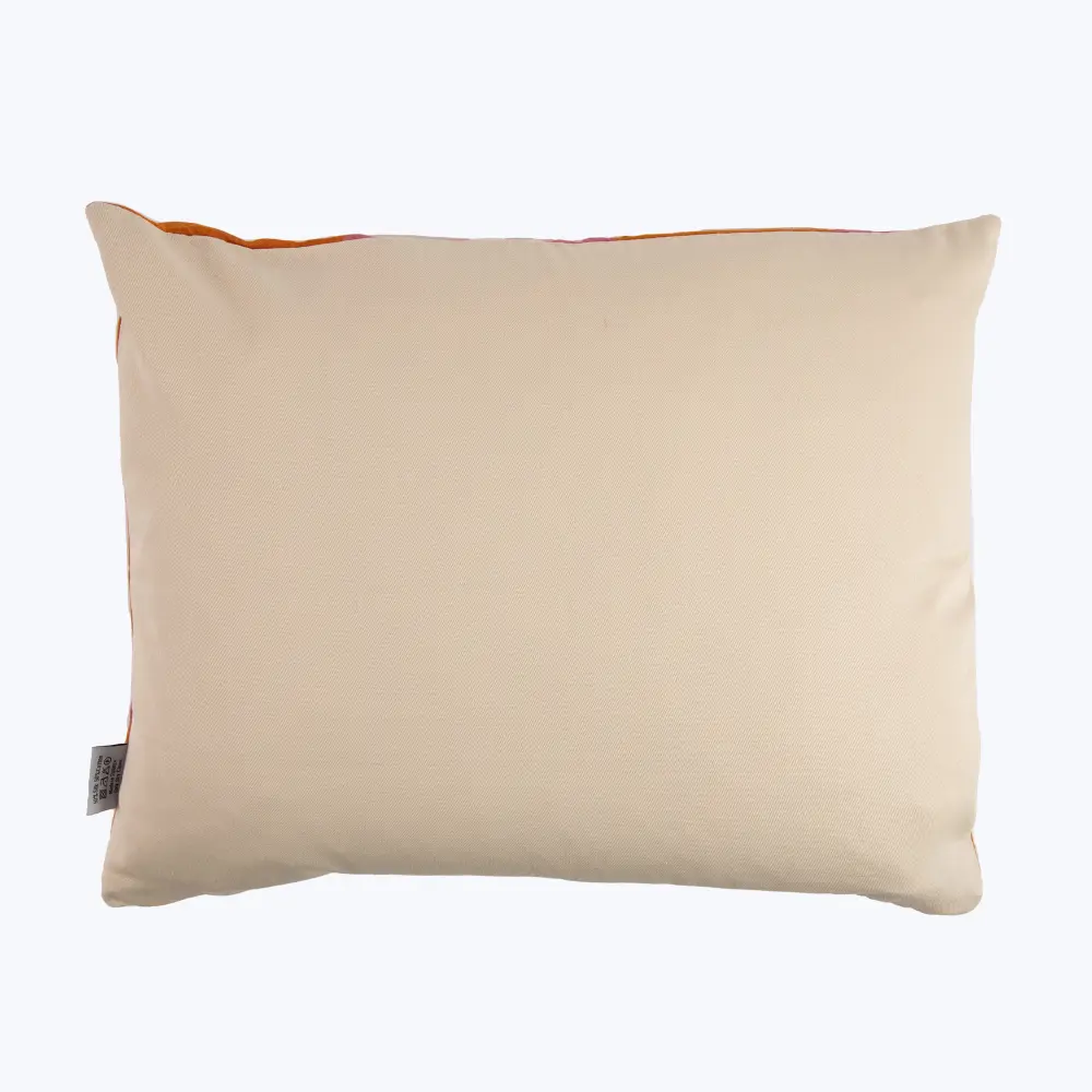 Feather Eye Silk Ikat Pillow - Down Alternative Fill