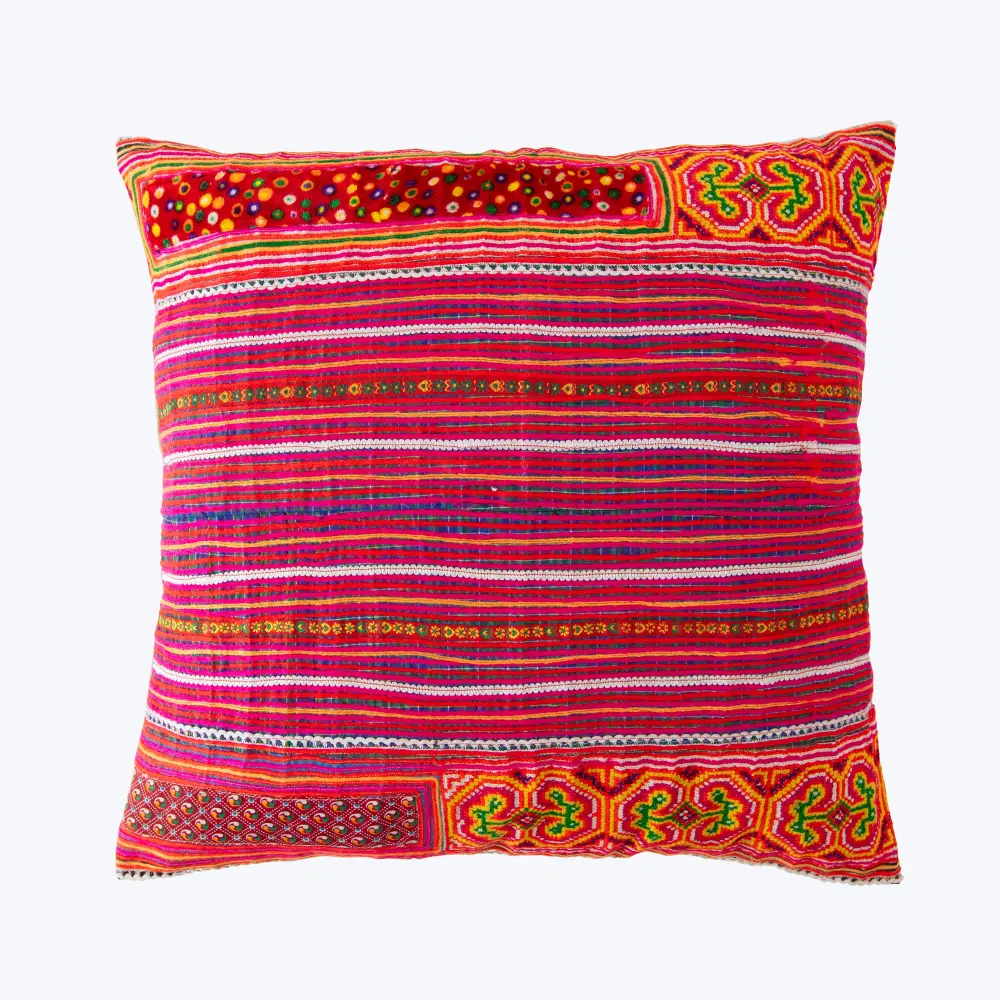 Hmong Vintage Cotton Pillow