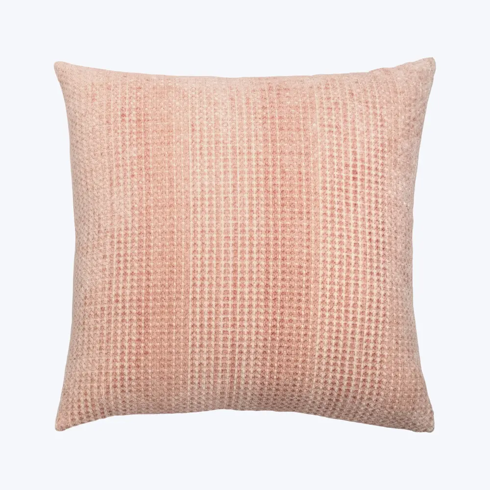 Lumbar Morpho Woven Jacquard Pillow Peach
