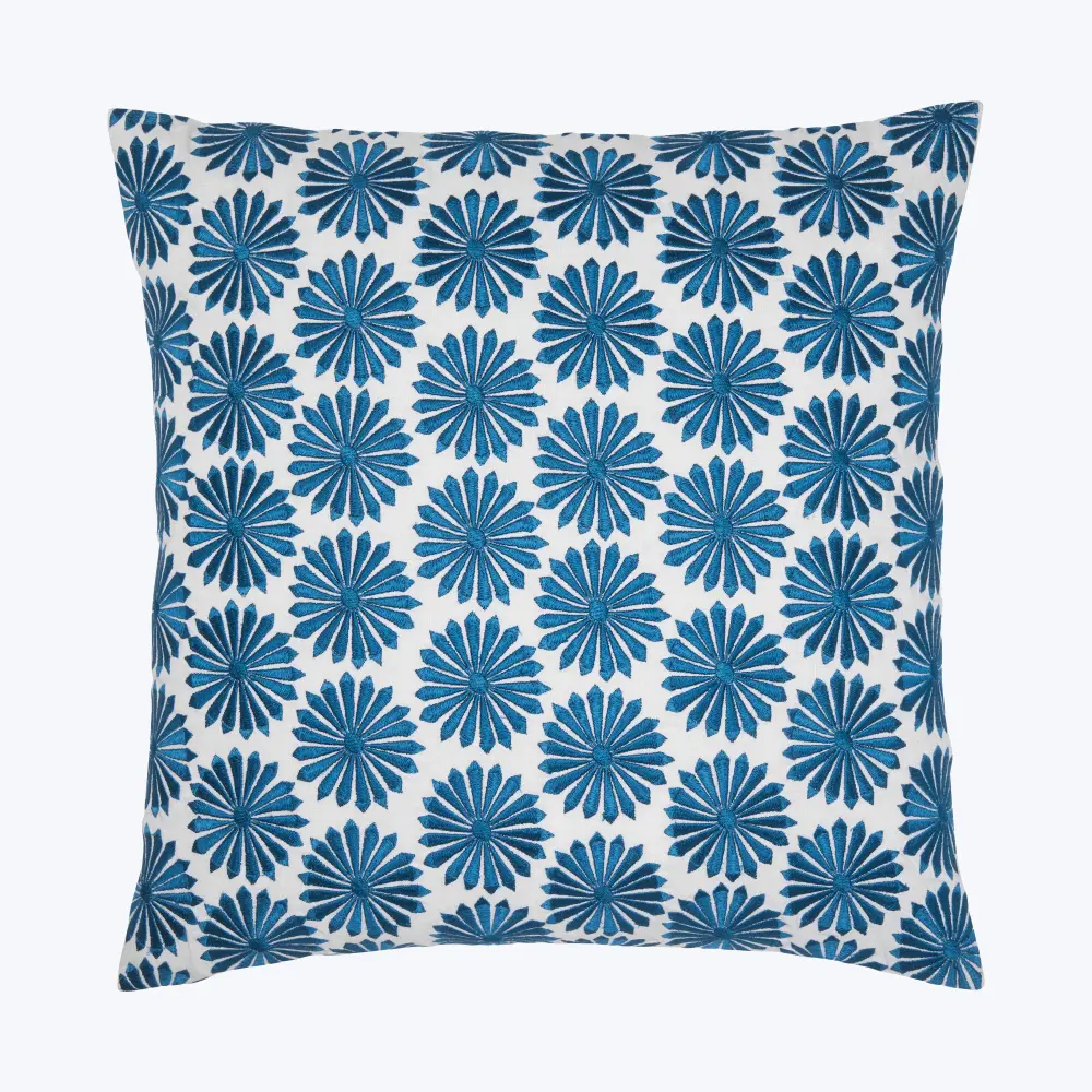 Reyansh Embroidered Pillow Hidden Zipper | Machine Washable