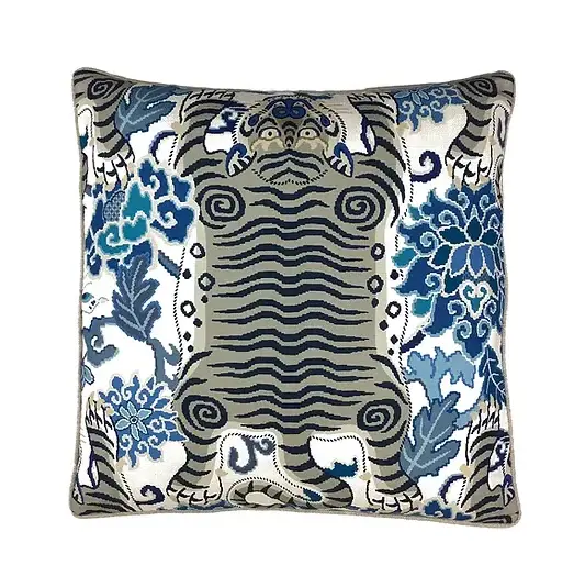 Tiger Eye Navy Pillow Women