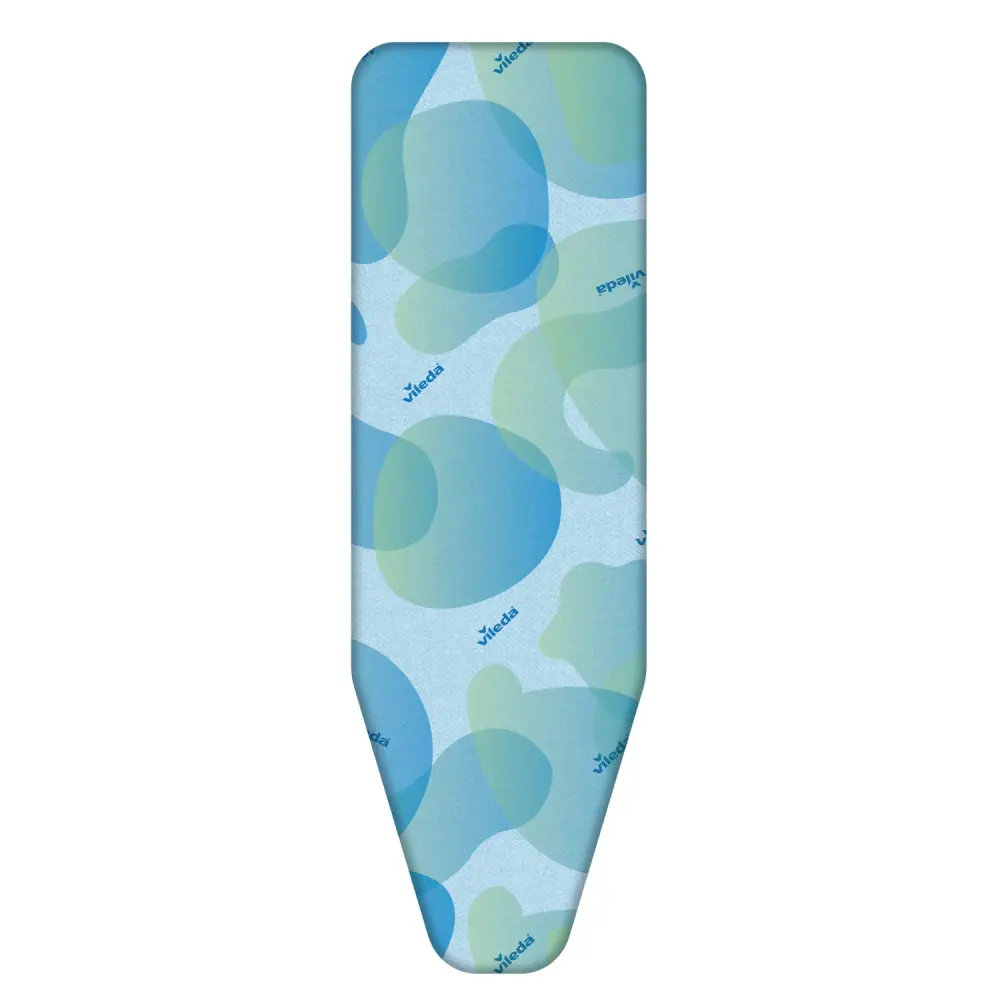 VILEDA PREMIER 2 1 Ironing Board Cover Super Soft and Durability Heat Reflecting Universal Size Protection Against Moving ...