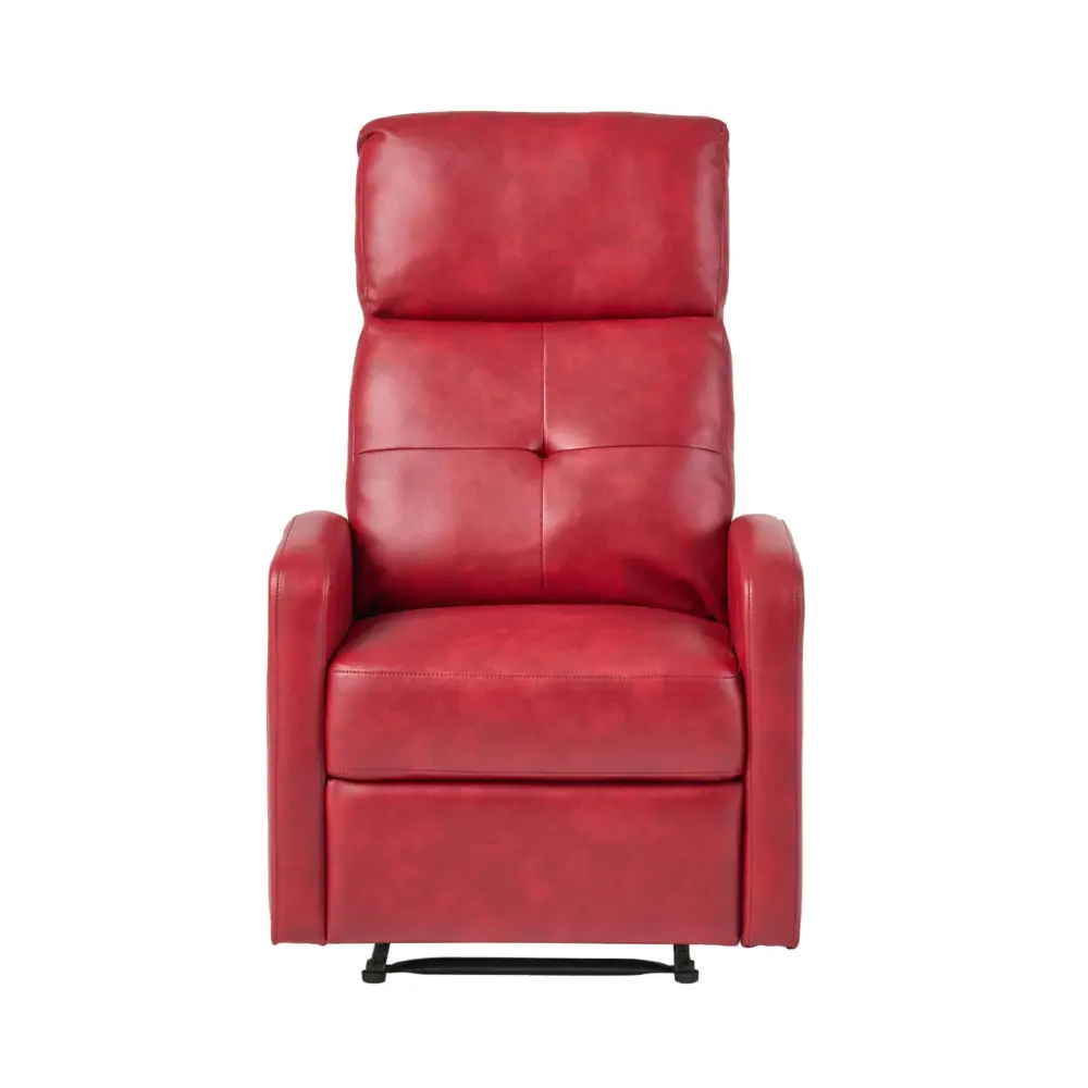 Contemporary Recliner Chair Push Back Function