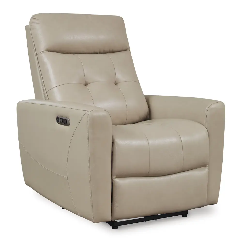 Diamond Modern Furniture Premium Design Pisgham Power Leather Match Recliner U1050313