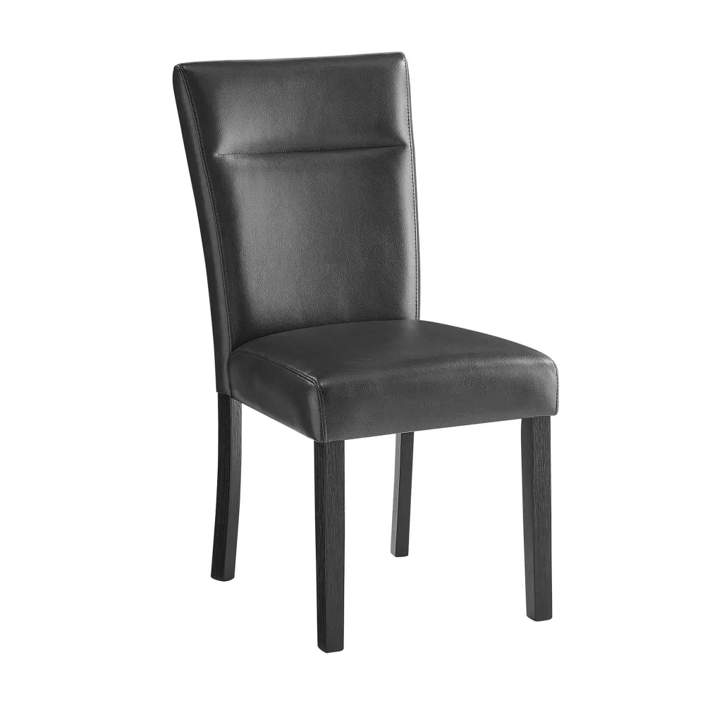 Olga - Dining Chair Set adjust 2) - Charcoal Black