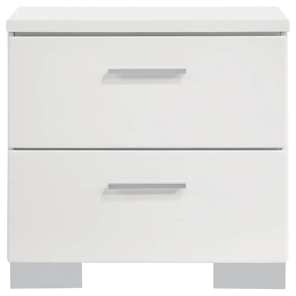 Diamond Modern Furniture COA Felicity 2-Drawer Nightstand 203502