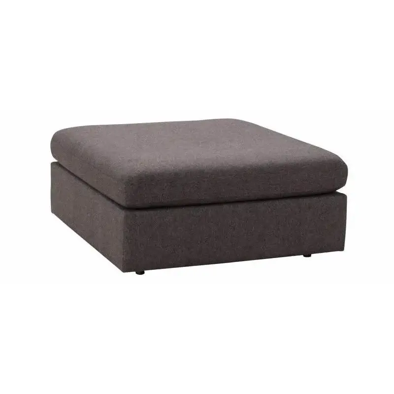 Diamond Modern Furniture NV Arny Fabric Ottoman ARNYSMOKE-OTT