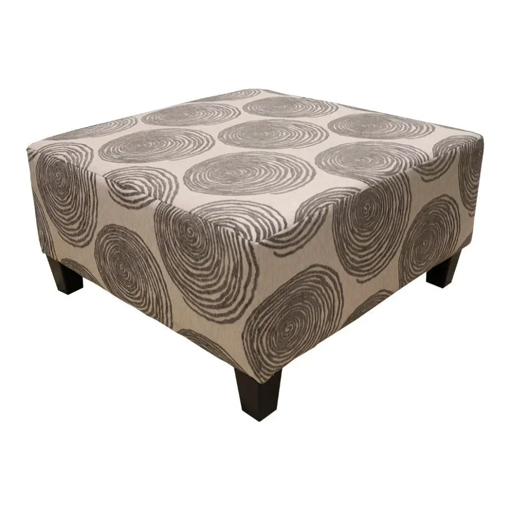 Diamond Modern Furniture NV Jamba Fabric Ottoman JAMBAMERCURY-OTT