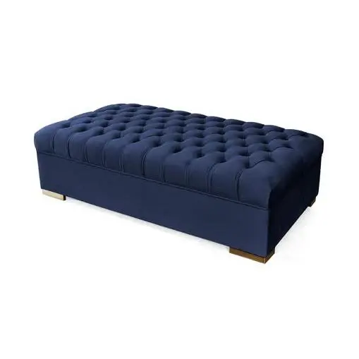 Diamond Modern Furniture NV Lauren Fabric Ottoman LAUREN OTT-NAVY