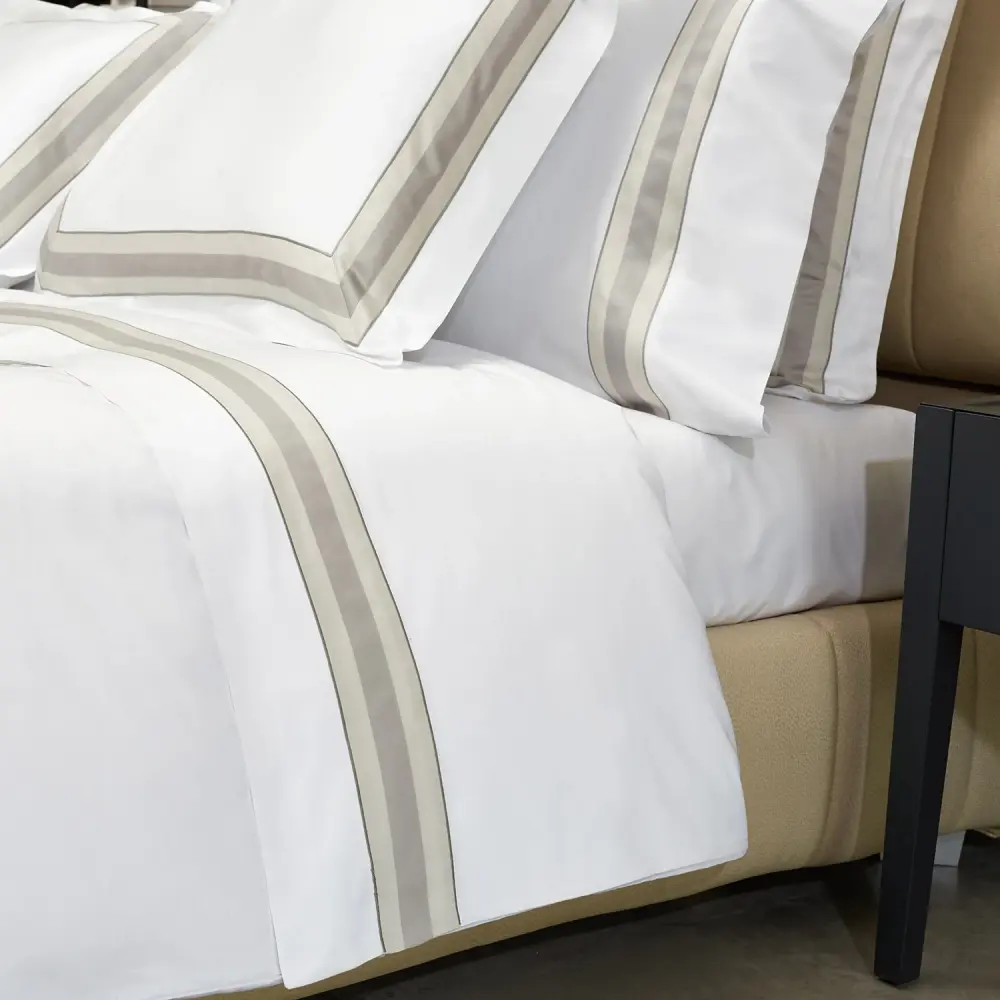 Dimora Sheets & Pillowcases, White/Silver Moon Fun Prints