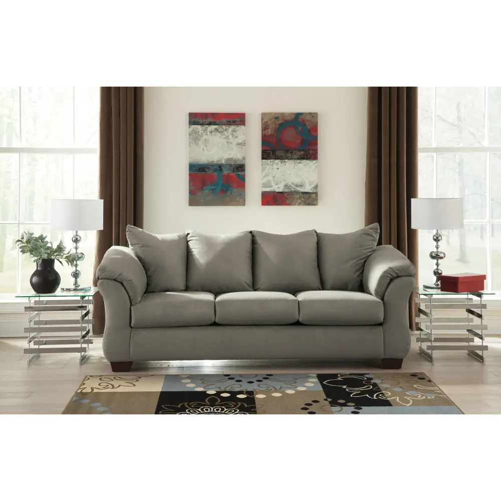 Diamond Modern Furniture Premium Design Darcy Stationary Fabric Sofa 7500538