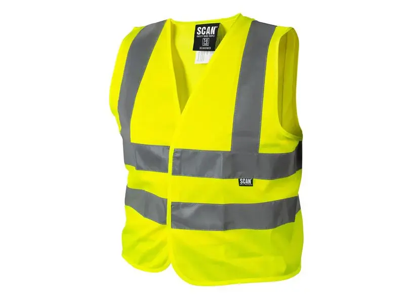 Scan Hi-Vis Waistcoat Amber - Child 10-13