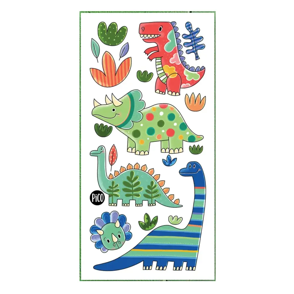 Tattoos Pico-colorful Dinos