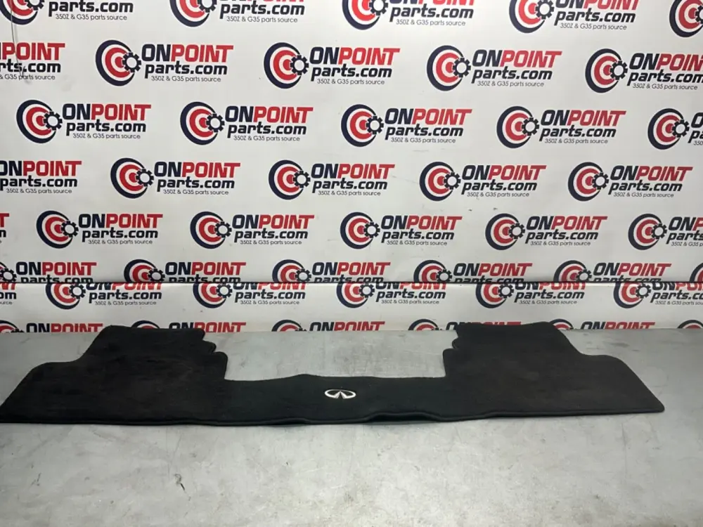2009 Infiniti V36 G37 Sedan Rear Interior Floor Mat G4900 OEM 12BAWF9