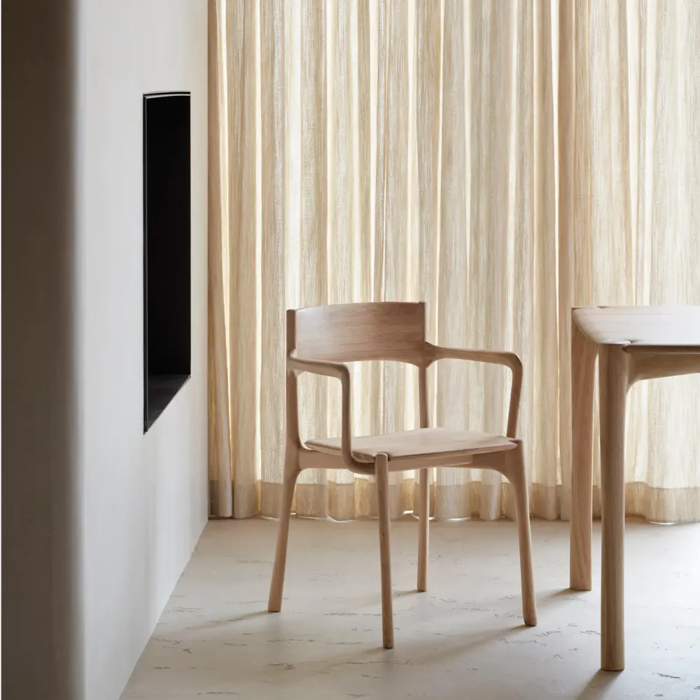 PI Dining Arm Chair Scratch-Resistant Top