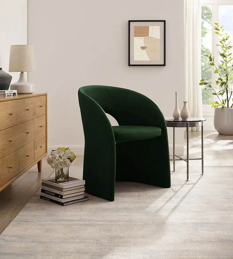 Modrest Brea - Up-to-date Dining Green Chair