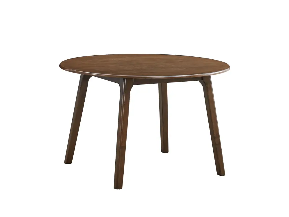 Keiki - Round Dining Table - Walnut Navy Blue