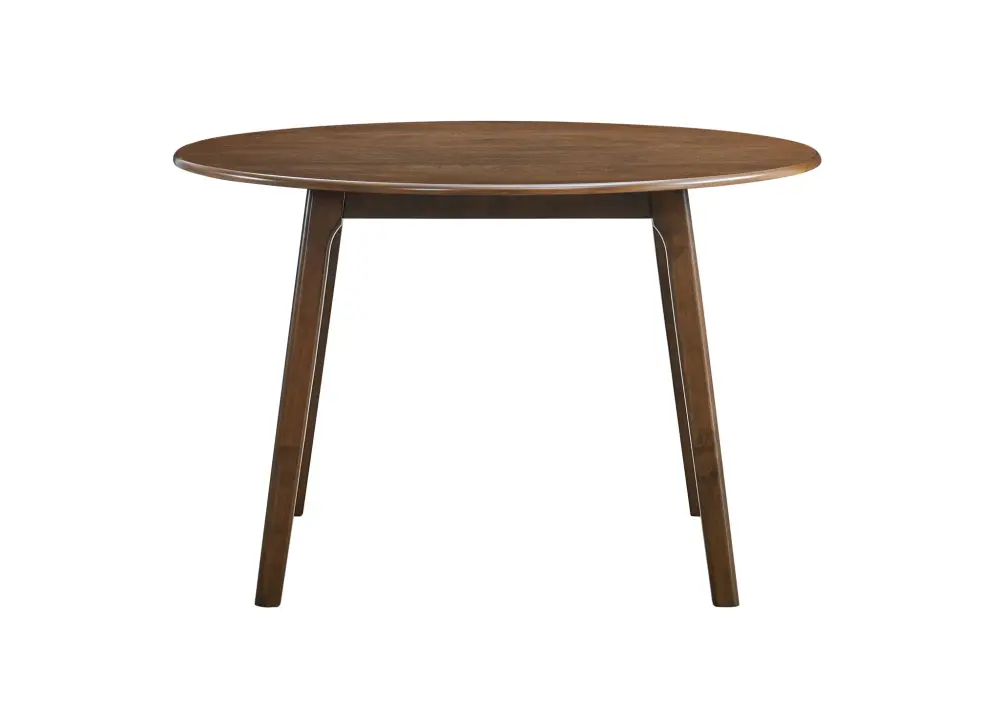 Keiki - Round Dining Table - Walnut Navy Blue