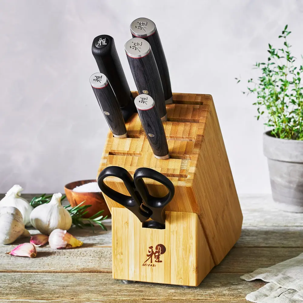 Kaizen 7-pc Knife Block Adjust
