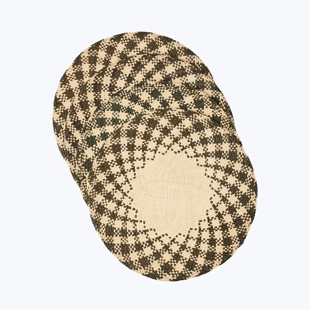 Handwoven Spiral Placemats, Adjust 4