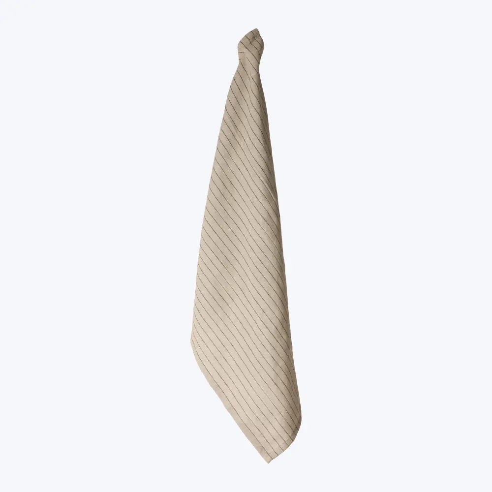 Reversible Design Pin Stripe Tea Towel