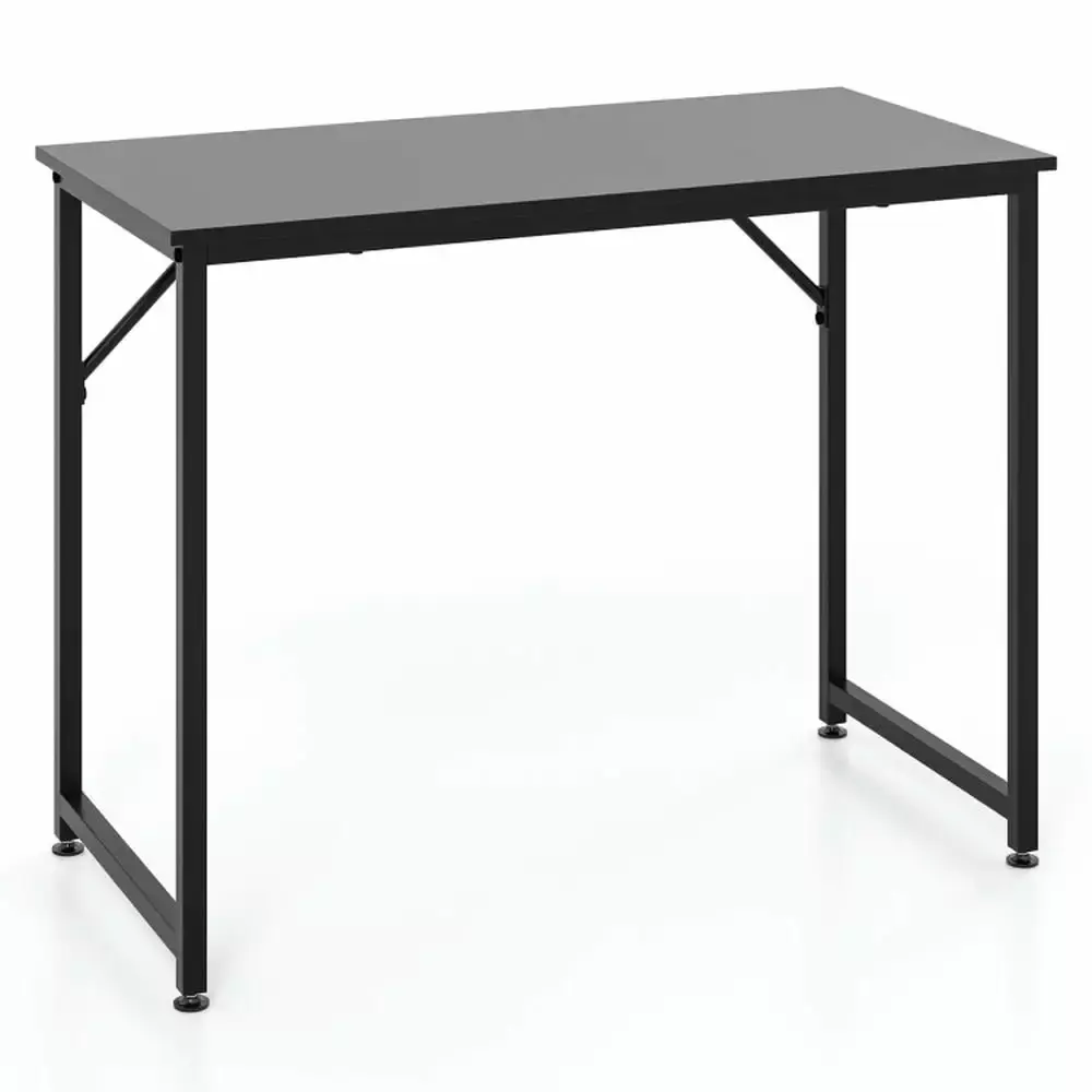 Kepooman Office Desk Computer Desk Study Writing Table L Shaped Computer Desk and Writing Workstation Home and Office Black