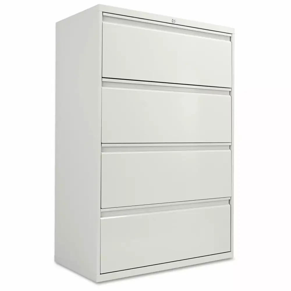 Alera 4 Drawers Lateral Lockable Filing Cabinet Gray