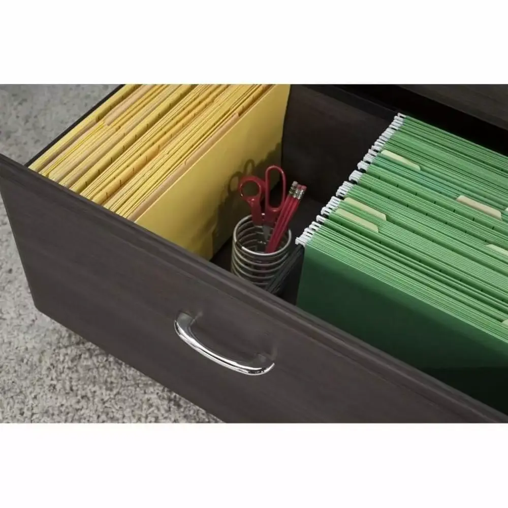 Kingfisher Lane 2 Drawer File Cabinet Heather Gray Home or Office