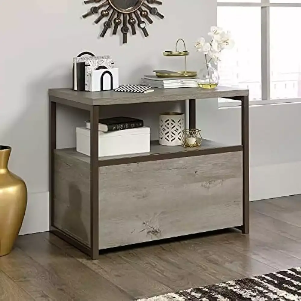 Superwum Manhattan Gate Lateral File Cabinet Mystic Oak