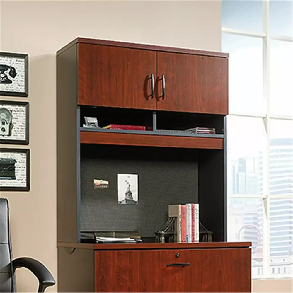 Maykoosh Asian Fusion Lateral File Hutch Office Storage Cabinet