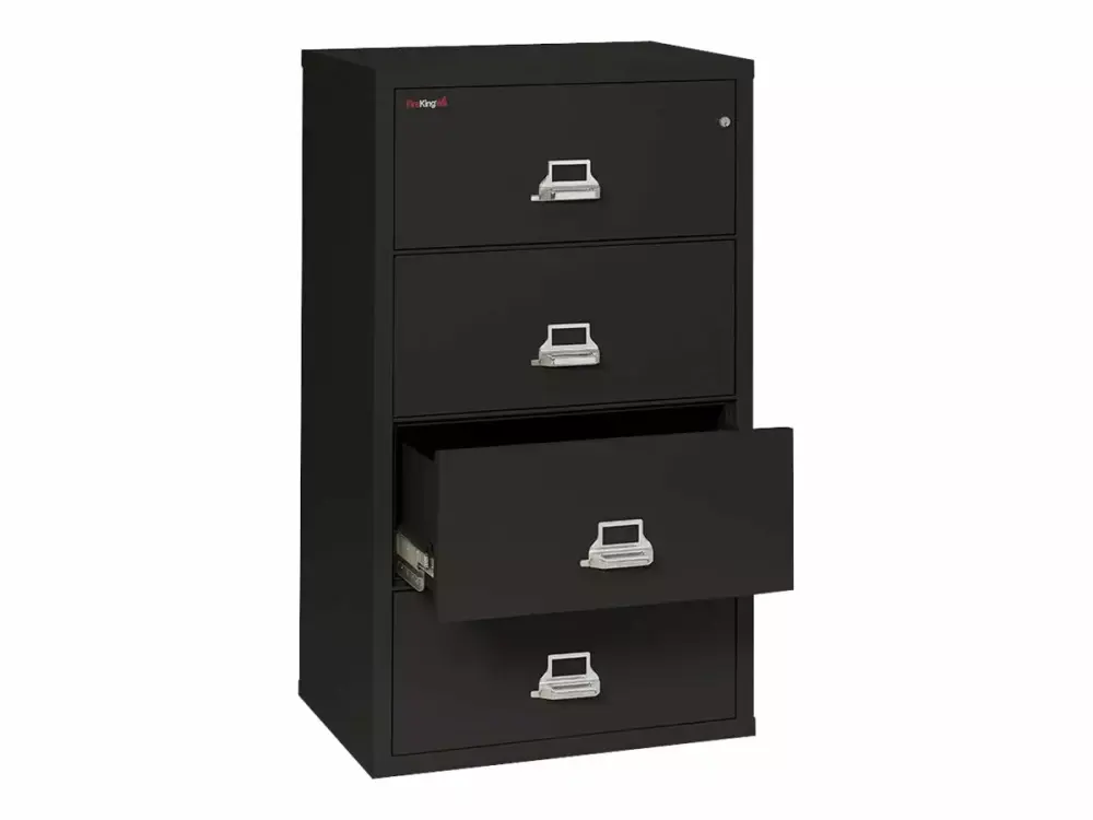 4 Drawer 31 Wide Lateral Fireproof File Cabinet FireKing
