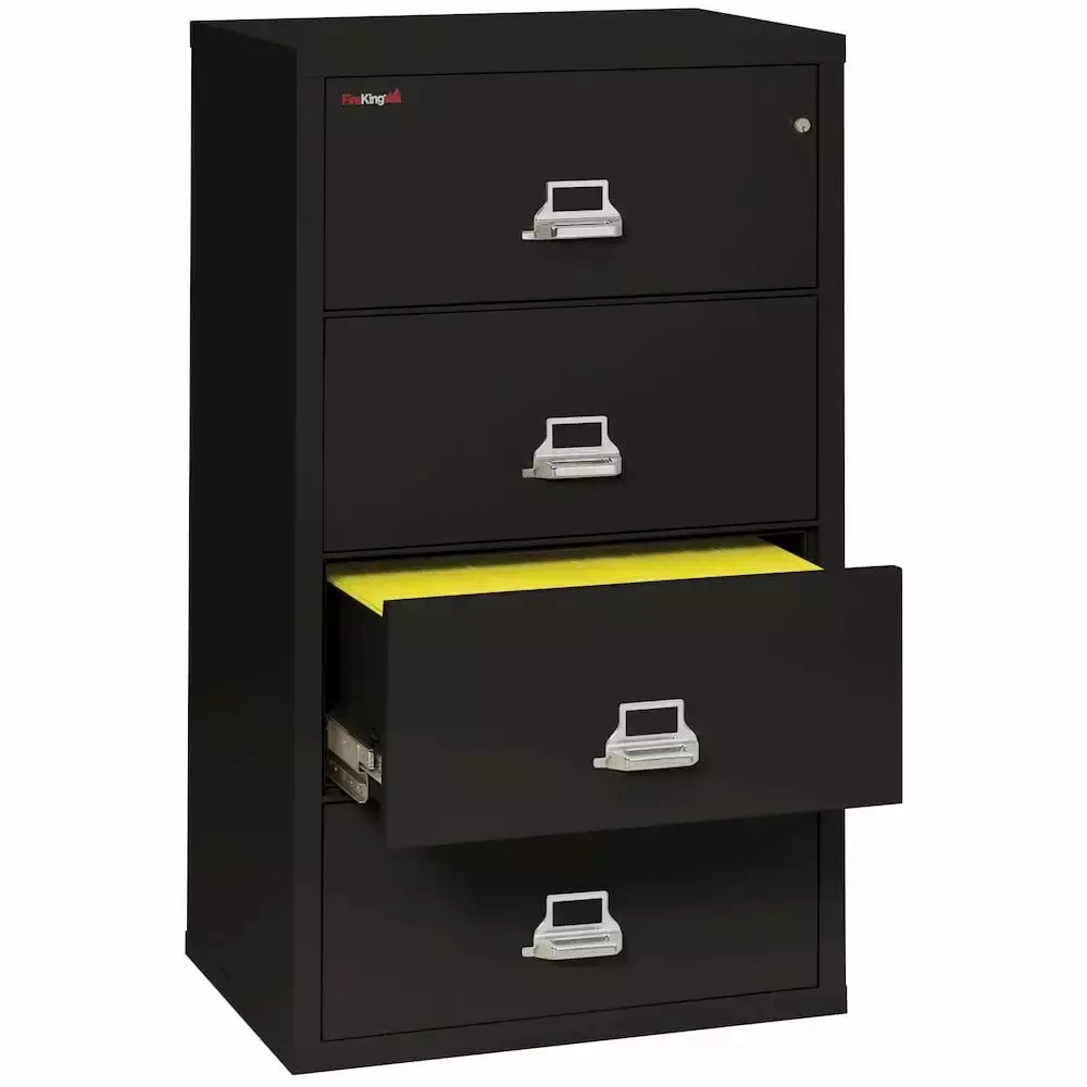4 Drawer 31 Wide Lateral Fireproof File Cabinet FireKing