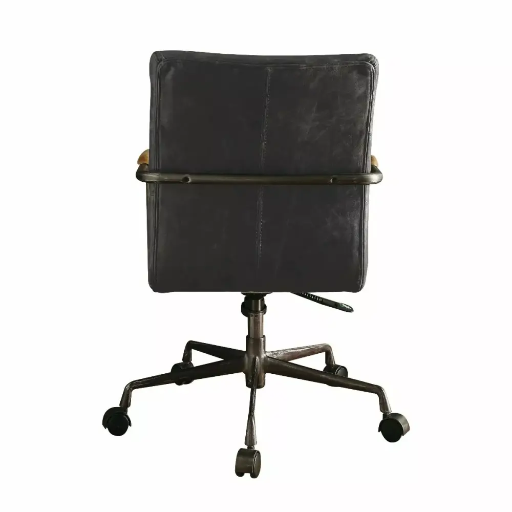 Ergode Executive Office Chair Antique Slate Top Grain Leather Ergonomic Desk Chair